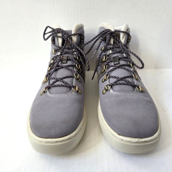 Timberland Boots Mens 10.5 Gray Dauset Hiker Canvas Chukka Ankle Casual Shoes main image 5